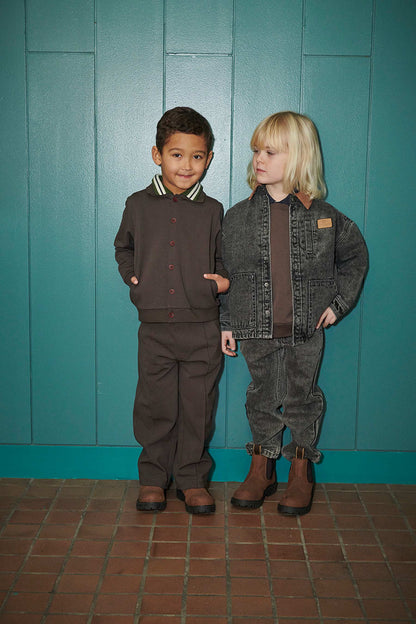 Copenhagen Colors - high school cardigan - dark brown