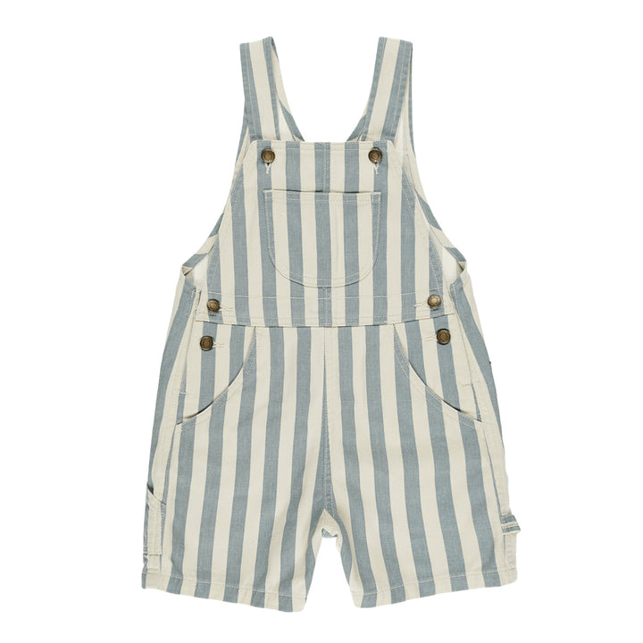 RYLEE AND CRU DENIM SHORTALLS STONE main image 0