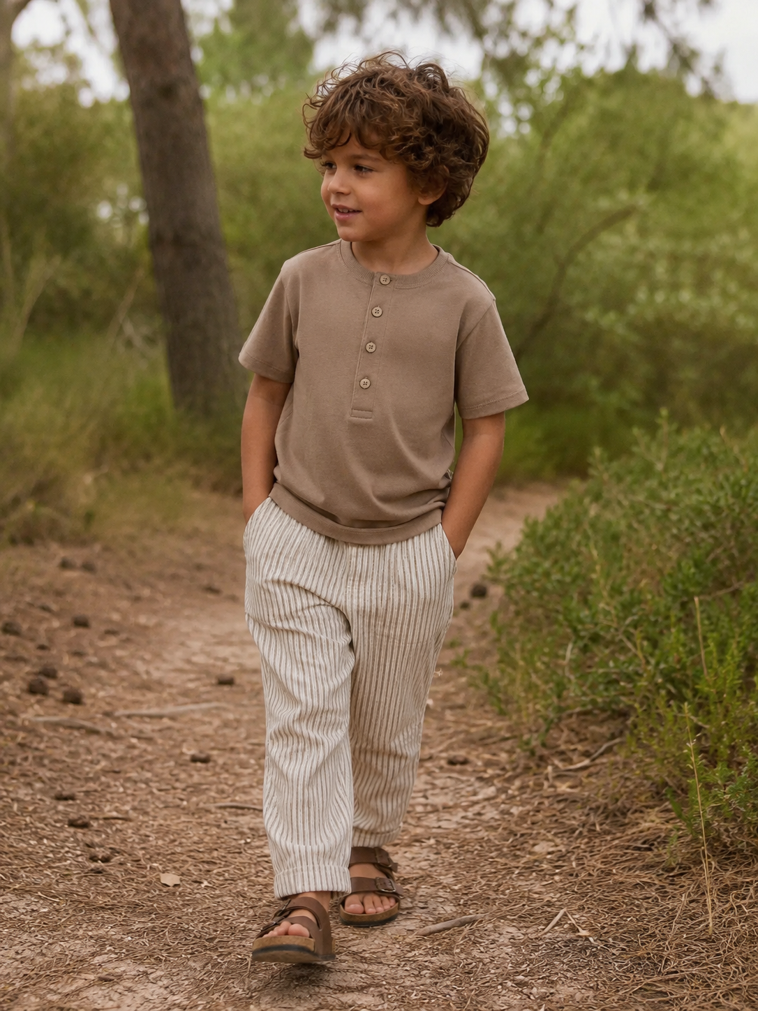 Lil'Atelier - loose top Dolan - coca mocha