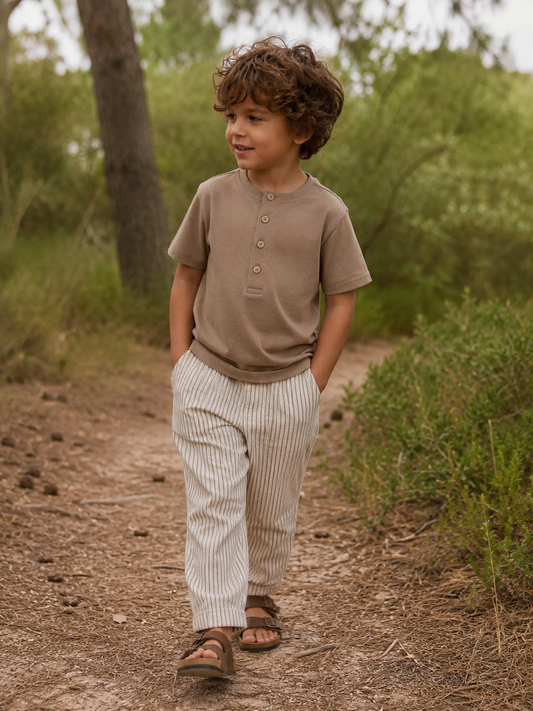 Lil'Atelier - loose top Dolan - coca mocha