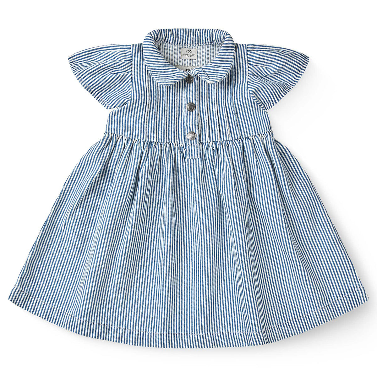 Copenhagen Colors - summer dress - denim blue stripe