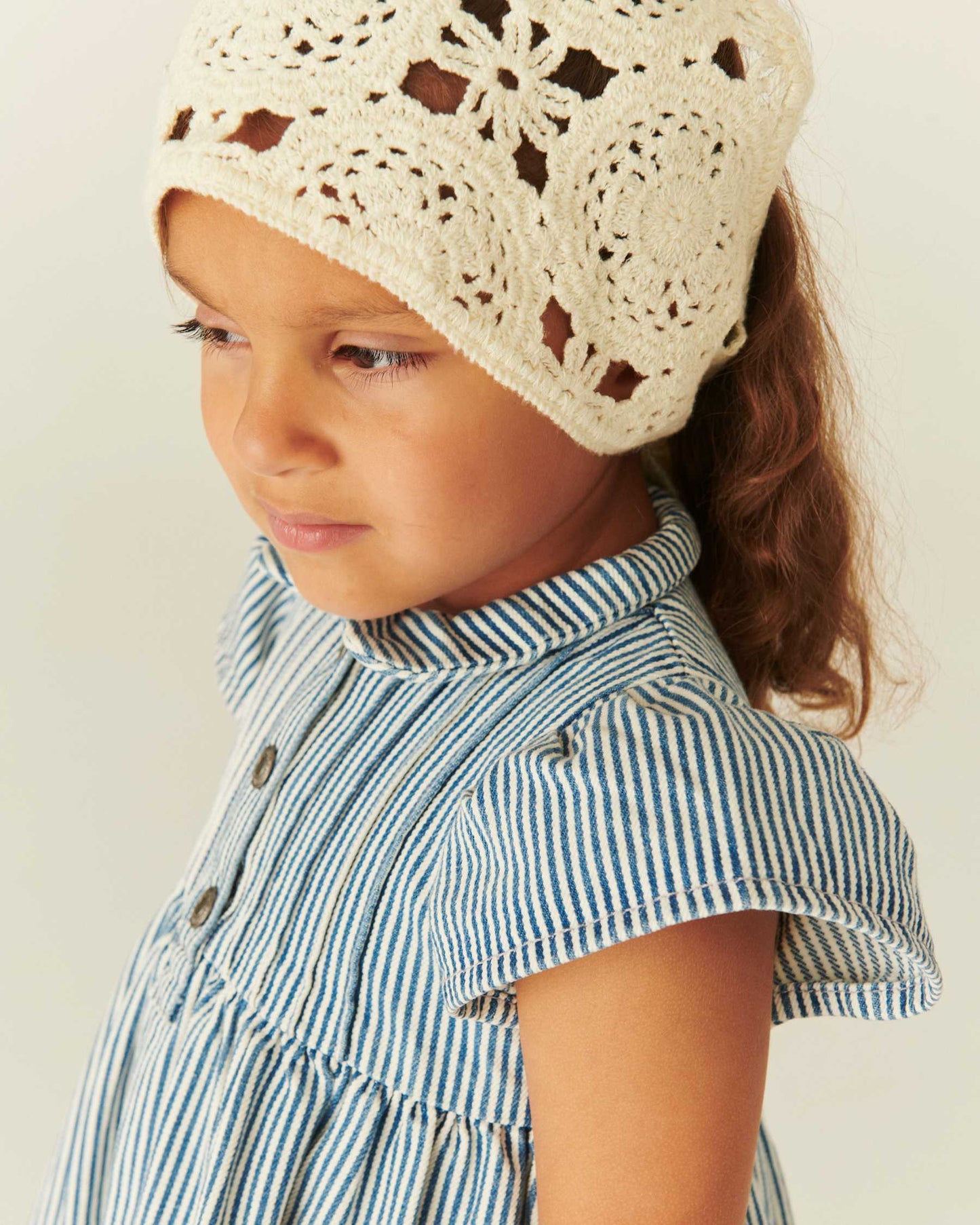 Copenhagen Colors - summer dress - denim blue stripe