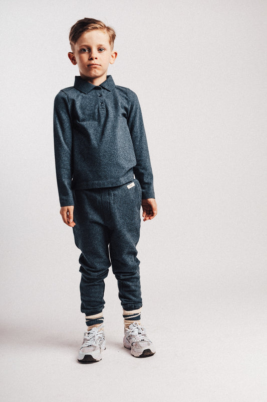 Baje Studio - sweat pants Eljas - blue dark