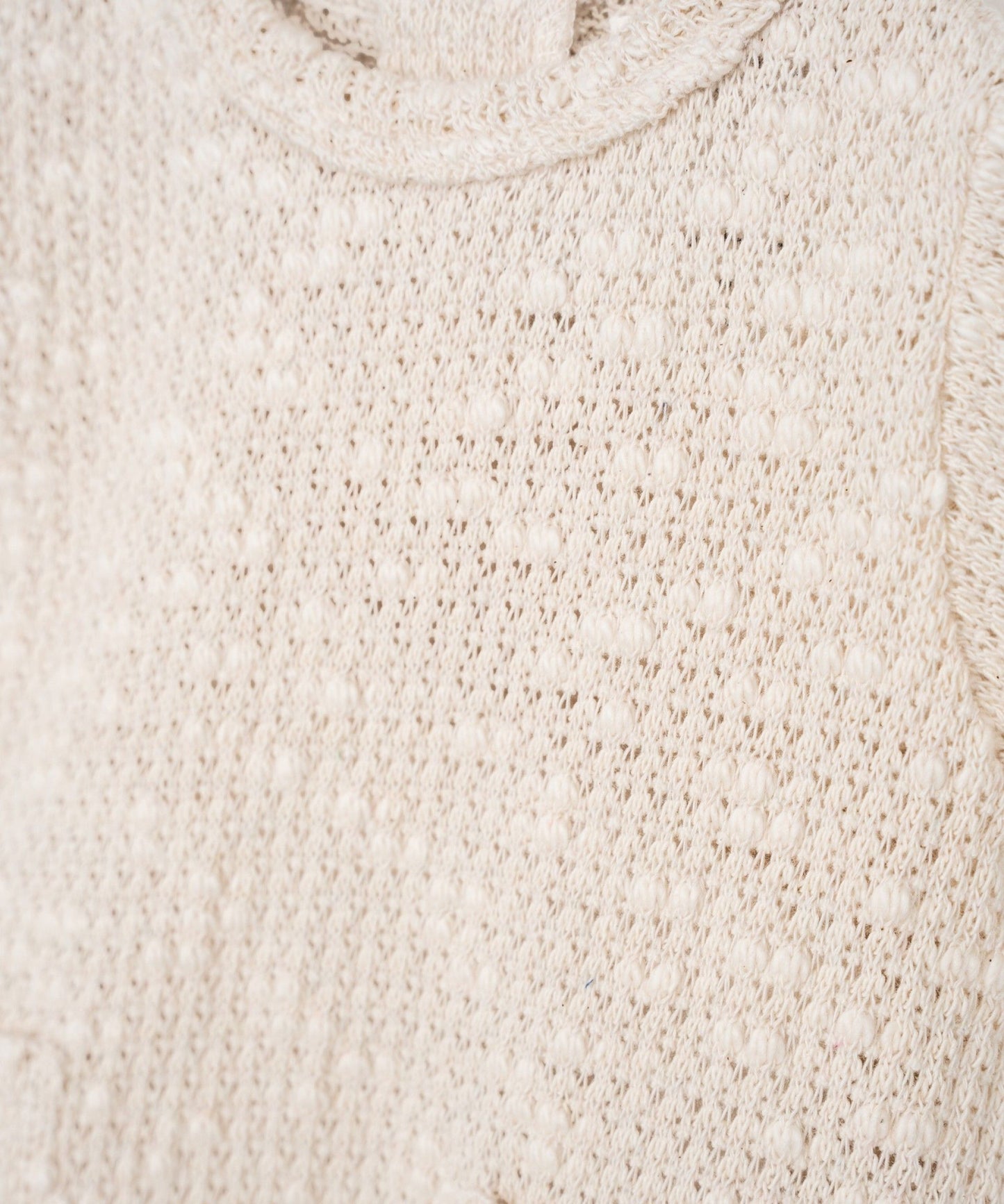 Play Up - embellished piqué body - bio resin ecru