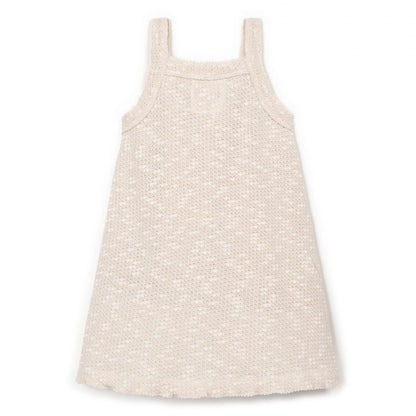 Play Up - embellished piqué dress - bio resin ecru