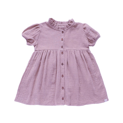 Dress Emilia ~ mauve mousseline