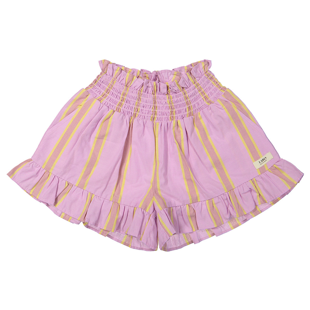 Shorts Falla - pink mulberry stripe