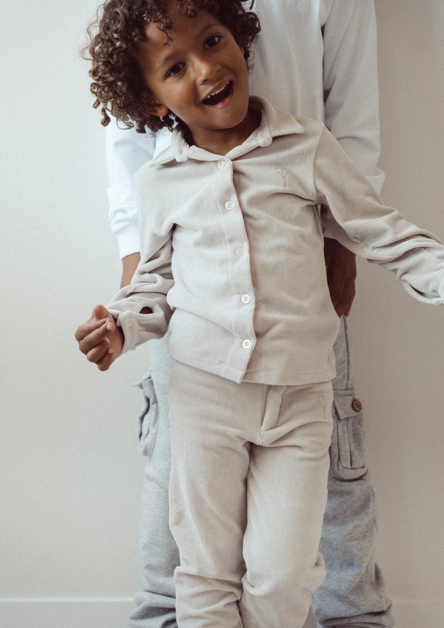 Two You Label - ribbed blouse Finn - oat