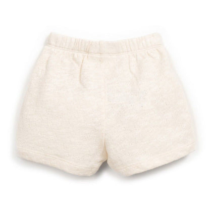 Play Up - flamé jersey shorts - bio resin ecru