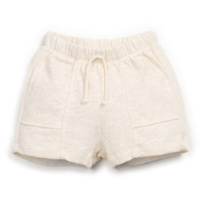 Play Up - flamé jersey shorts - bio resin ecru