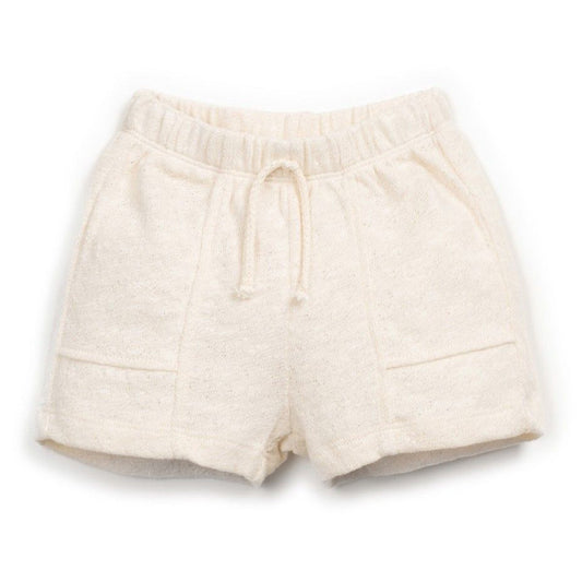 Play Up - flamé jersey shorts - bio resin ecru