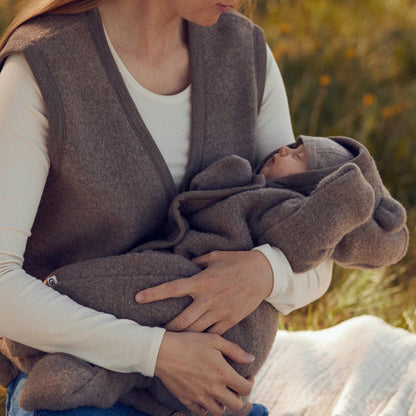 Müsli - woolly suit merino - walnut melange