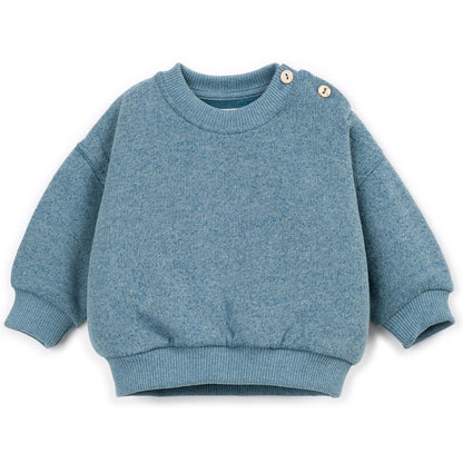Play Up - fleece sweater baby - cyanotype blue