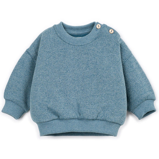 Play Up - fleece sweater baby - cyanotype blue