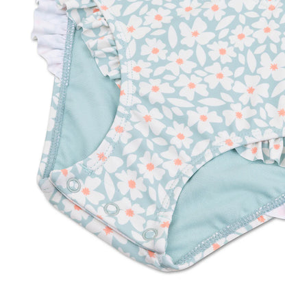 Swim Essentials - UV suit Florish - Green Flowers