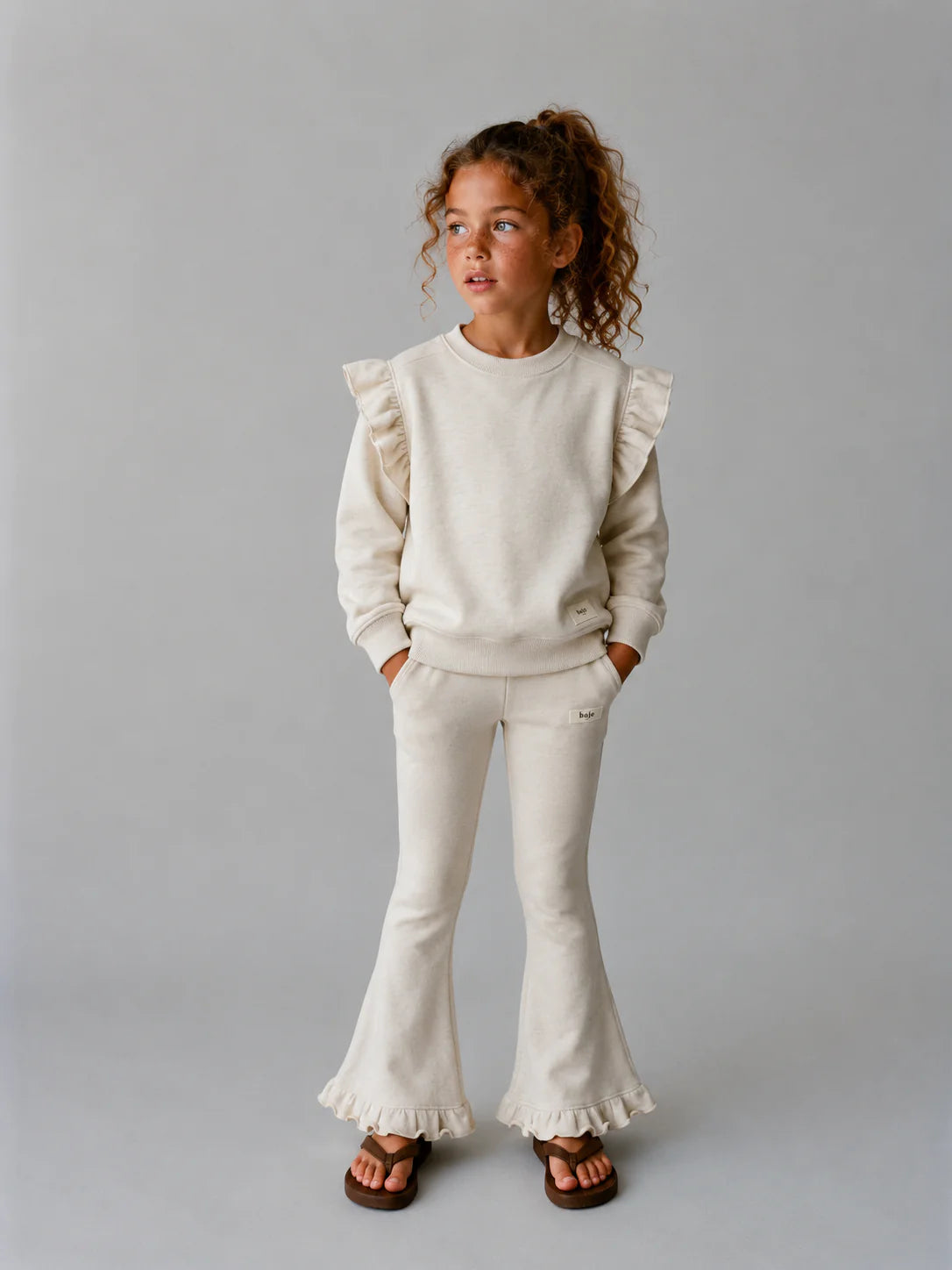 Baje Studio - sweater Reina - crème melange