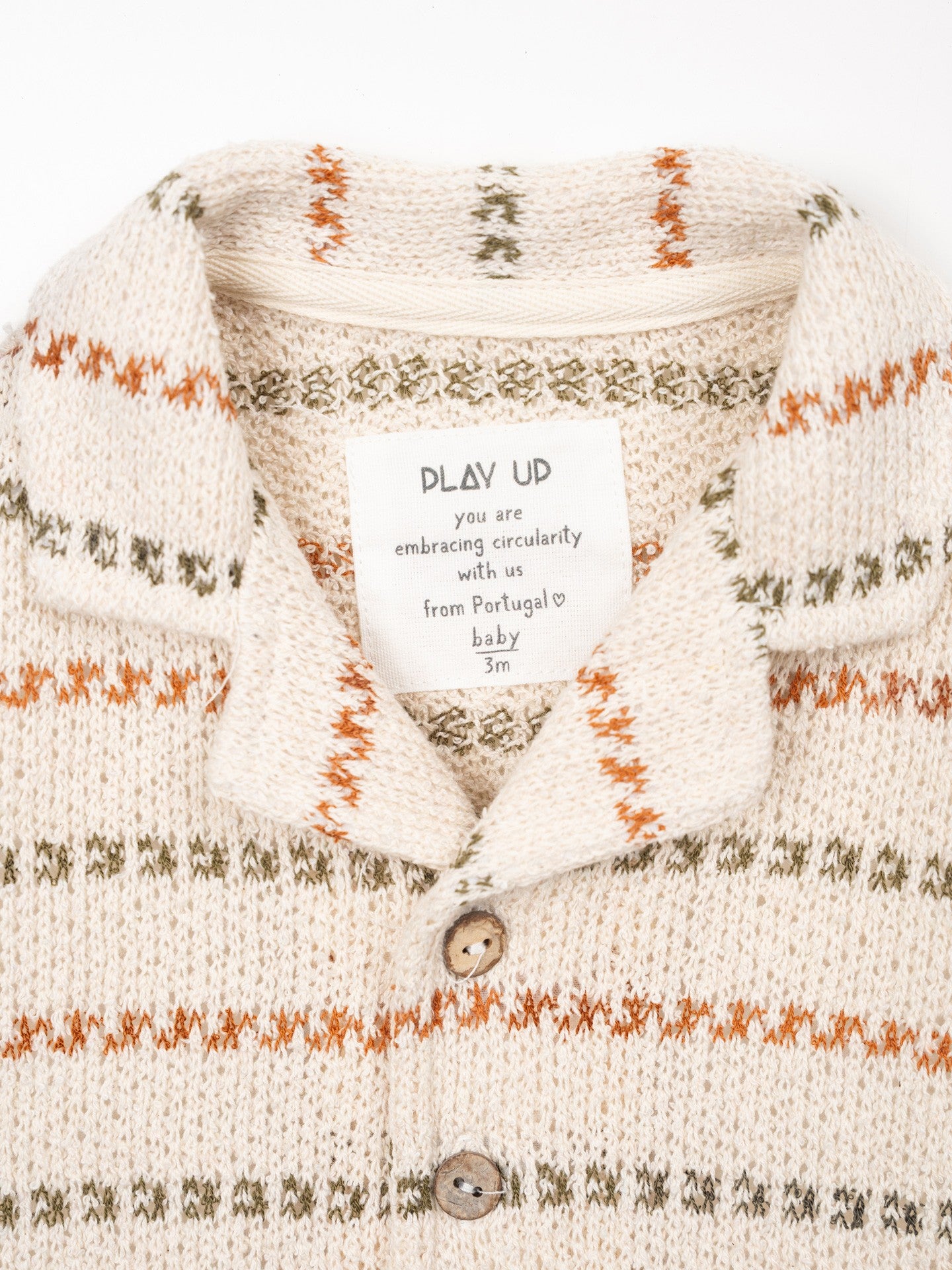 Play Up - knit shirt with striped pattern baby