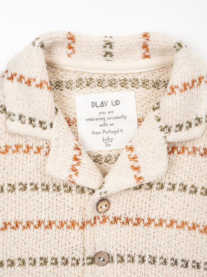 Play Up - knit shirt with striped pattern baby