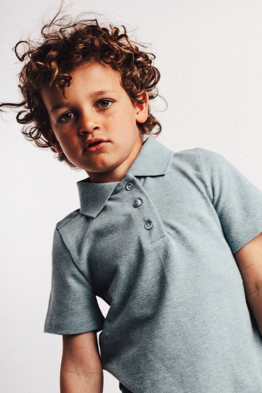 Baje Studio - polo Gijon - blue sea