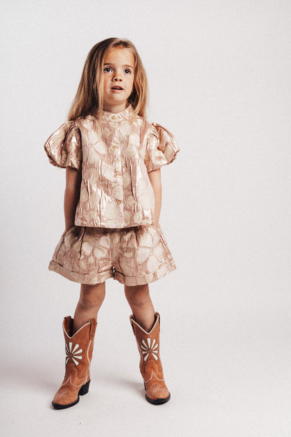 Baje Studio - shorts Loune - crème fawn