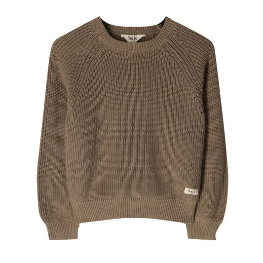 Knitted pullover Harrow - taupe