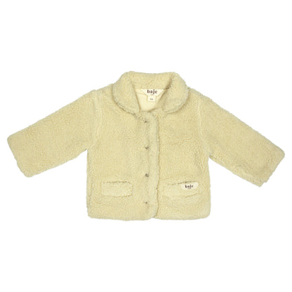 COMING SOON' Teddy jacket Heather ~ crème