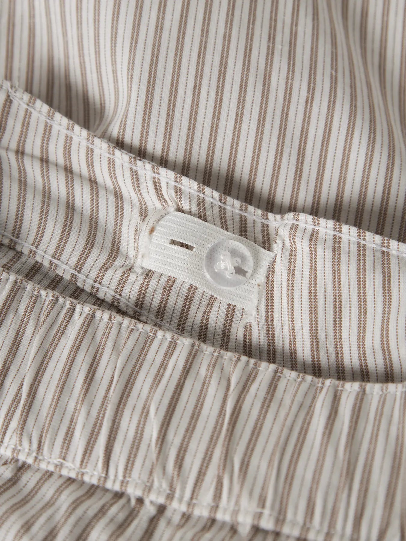 Lil'Atelier - loose pants stripe - coca mocha