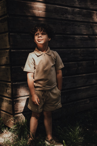 Baje Studio - shorts Hernani - taupe cafe