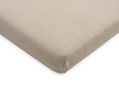 Jollein - hoeslaken jersey wieg - nougat