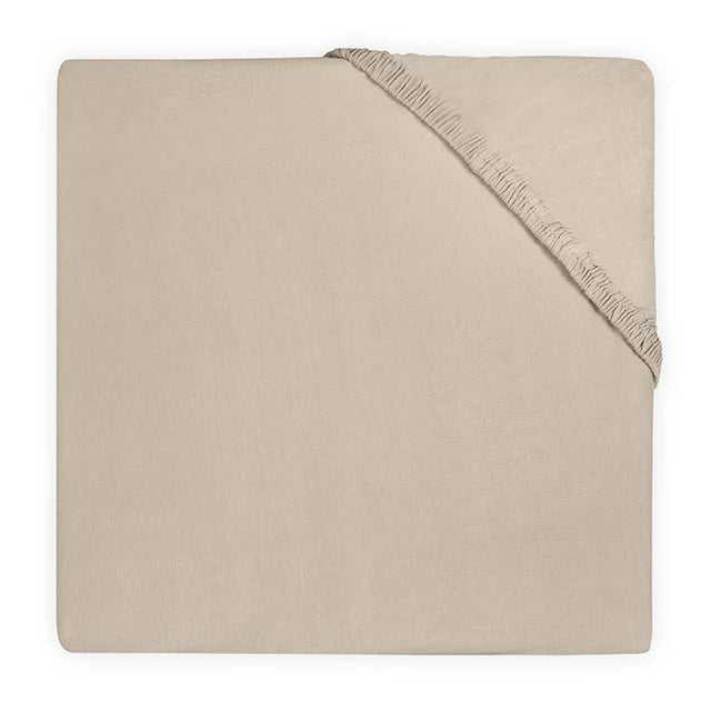 Jollein - hoeslaken jersey wieg - nougat