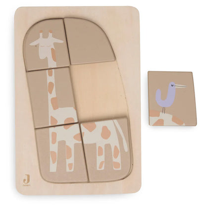 Houten puzzel Jungle Jambo - Giraffe