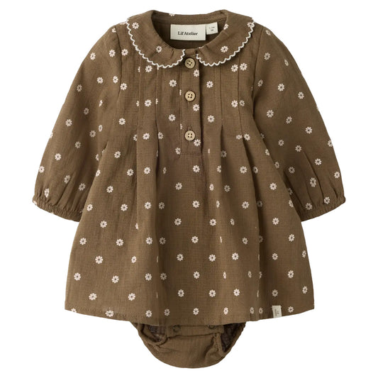 Lil'Atelier - body dress Hulla - teak flower