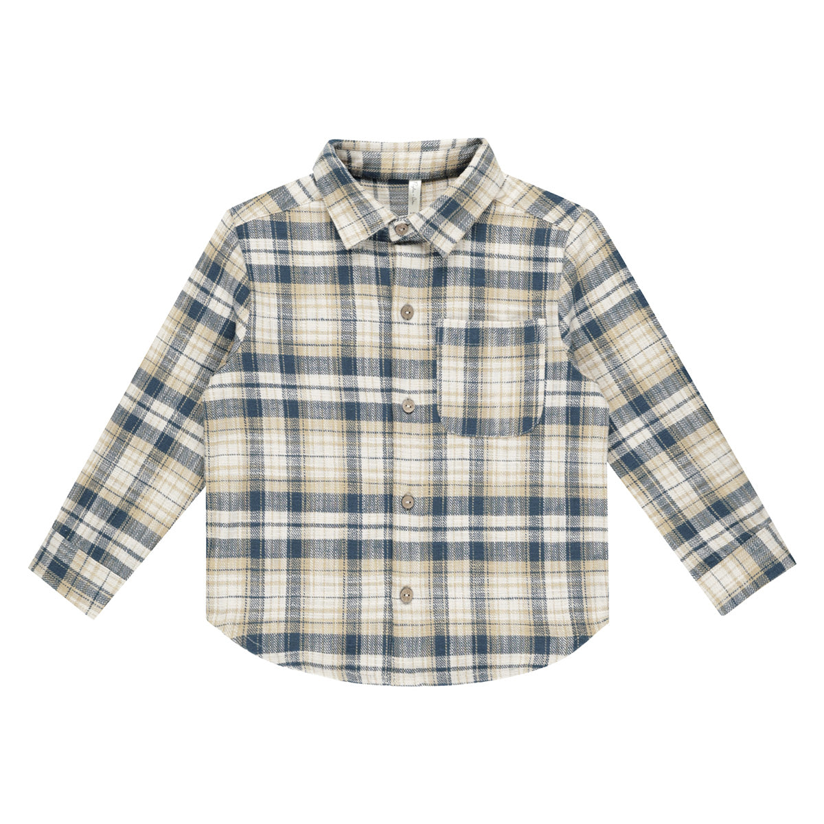 Blouse indigo plaid
