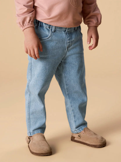 Lil'Atelier - loose jeans - medium blue denim