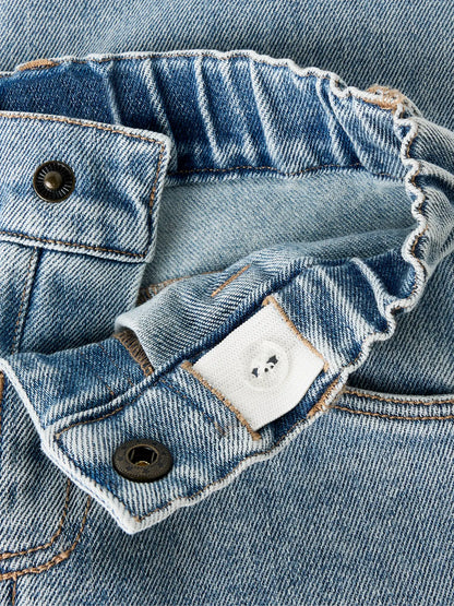 Lil'Atelier - loose jeans - medium blue denim