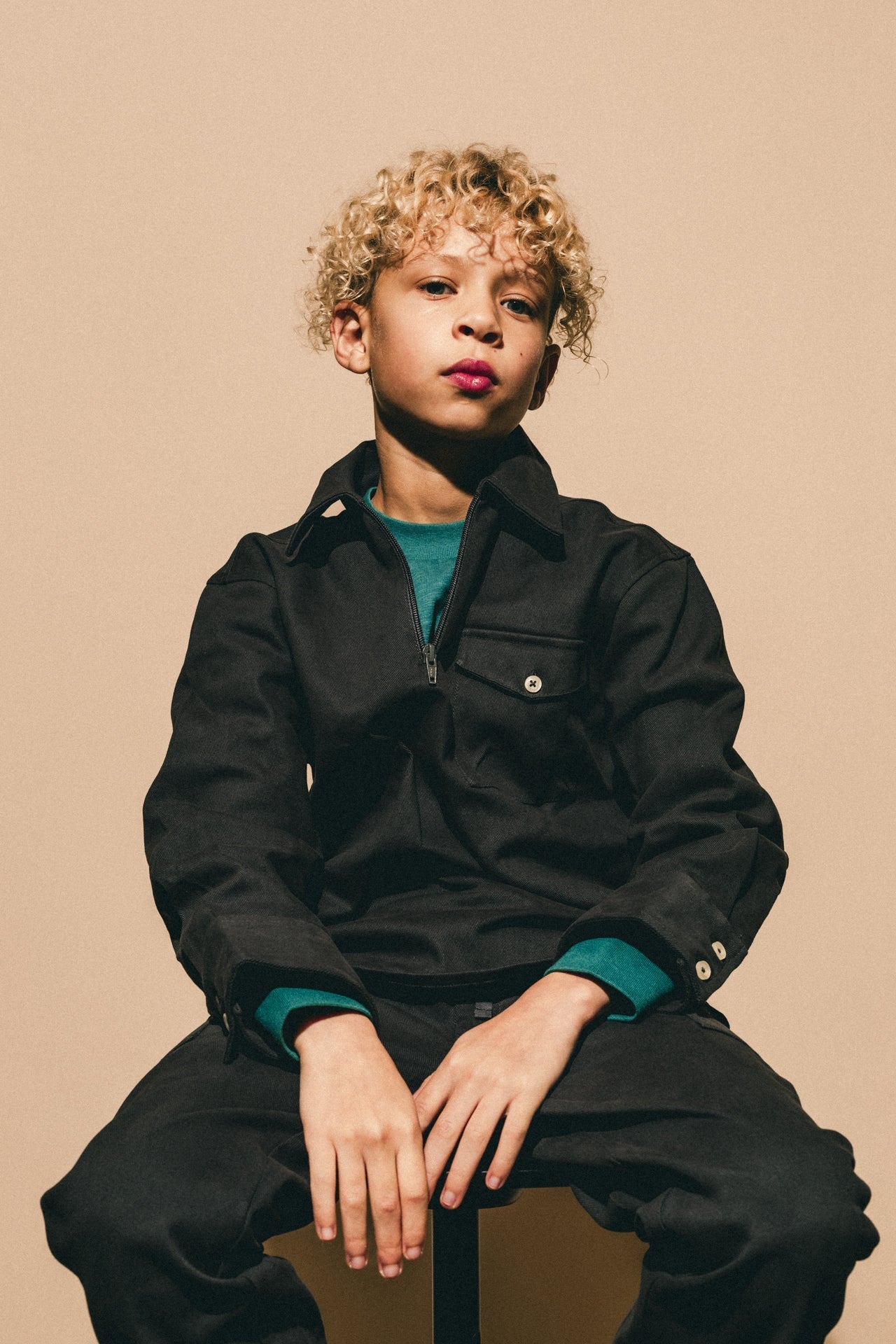 Labo - blouse jack Jeno - grey steel dark