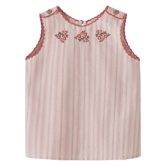 Lil'Atelier - top Jera - morganite stripe