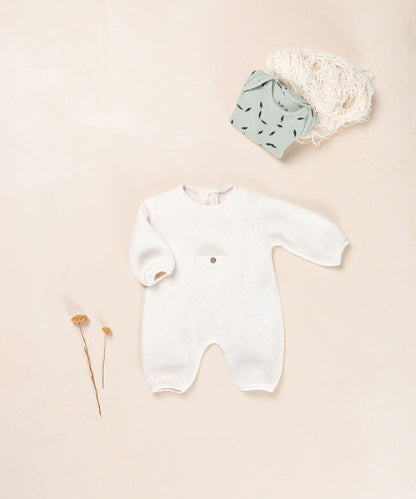 Play Up - jersey jumpsuit - sketches beige