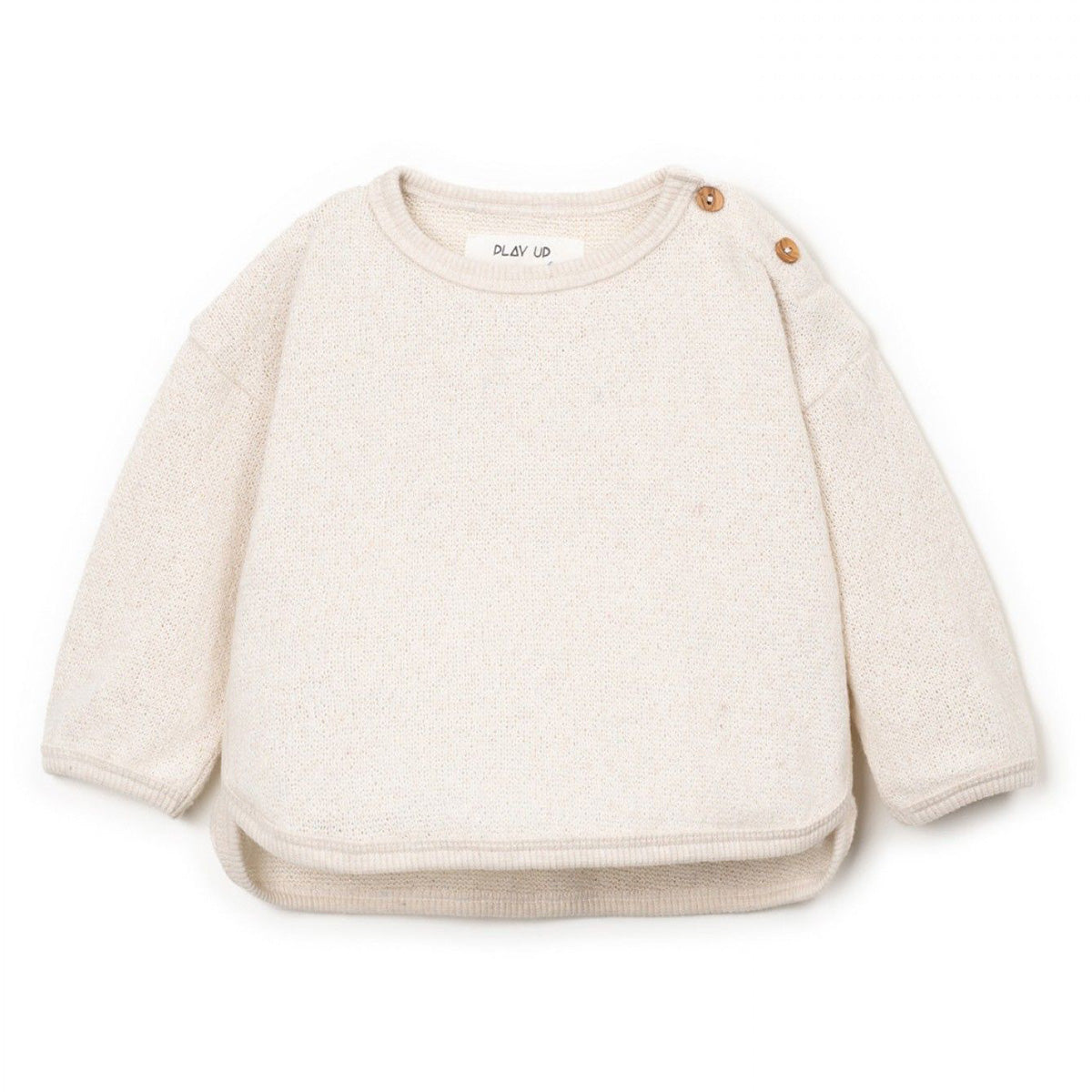 Play Up - jersey sweater - bio resin ecru