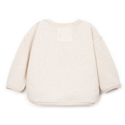 Play Up - jersey sweater - bio resin ecru