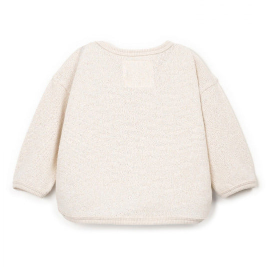 Play Up - jersey sweater - bio resin ecru