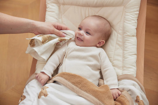 Jollein - hydrofiele monddoekje Teddy Bear - 3 stuks