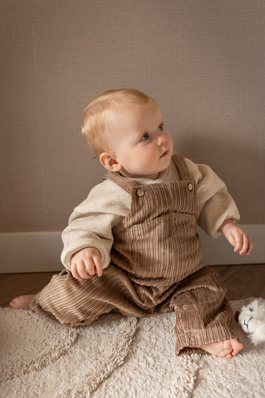 Play Up - corduroy jumpsuit - light brown