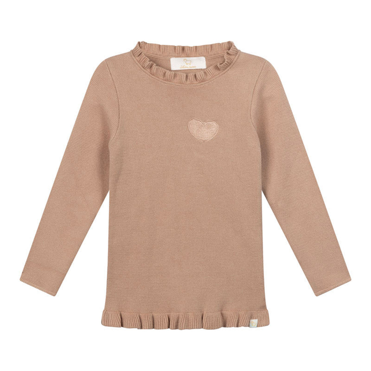 Knitted top Julie - pink clay