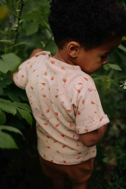 Riffle Amsterdam - T-shirt Juul kite - beige