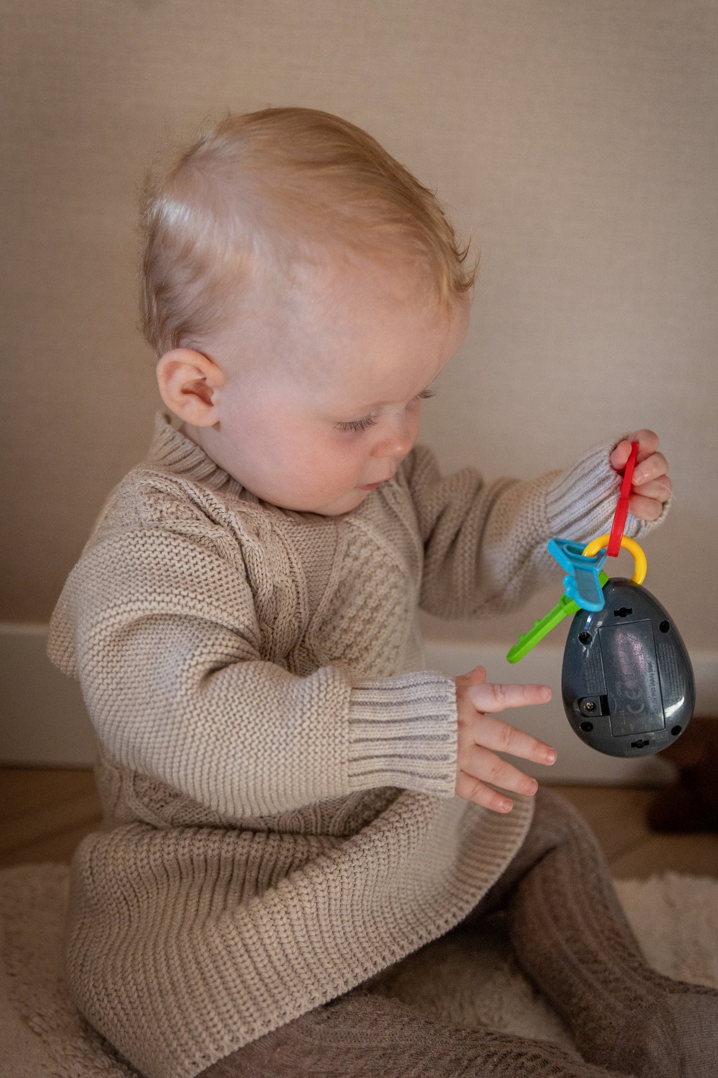 Two You Label - knitted baby dress Kate - oat