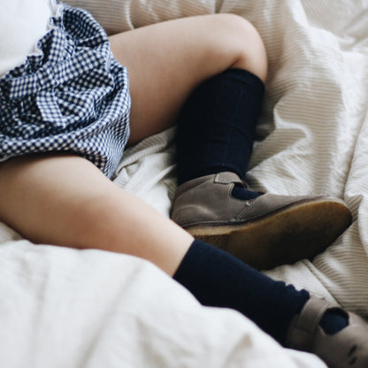 Knee high socks ~ marine blue