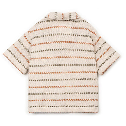 Play Up - knit shirt with stripe pattern kid