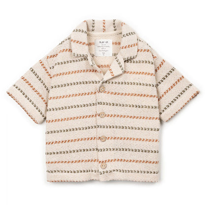 Play Up - knit shirt with stripe pattern kid