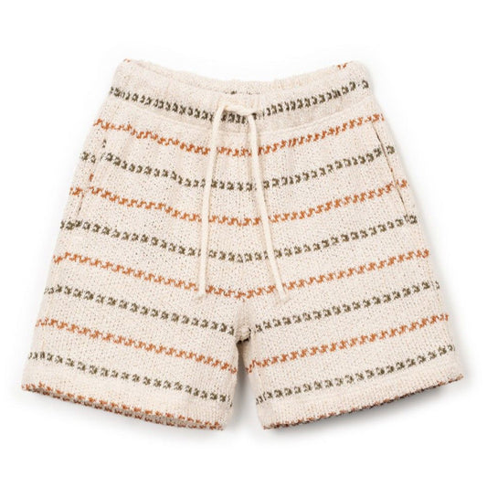 Play Up - knit short with stripe pattern kid
